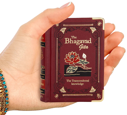 bhagavad-gita-a7-maroon-jacket-hardcover-library-edition
